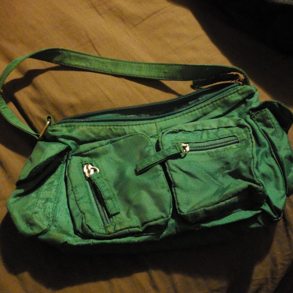 Green Nylon Purse